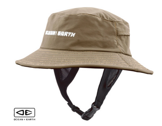 Surfing Hat With Clip - Beige